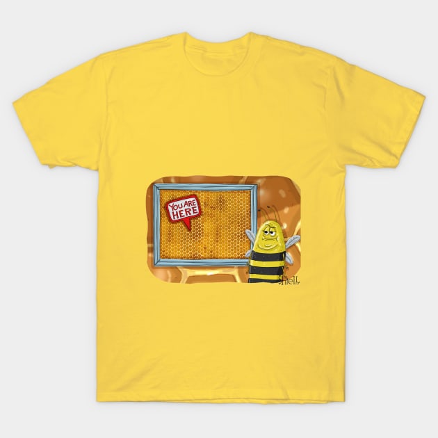 Beehive Directions T-Shirt by macccc8